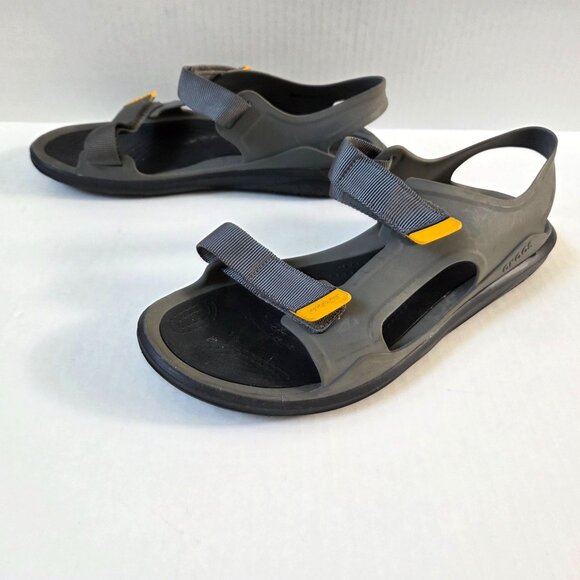 Crocs Sandals Mens 12 Gray Swiftwater Expedition Open Toe Beach Water Shoes - Picture 4 of 9